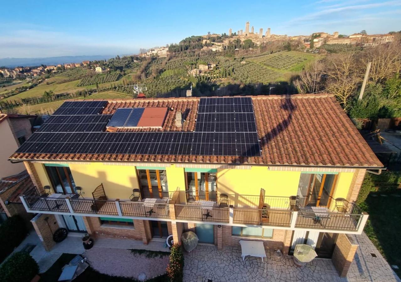 B&B La Cornice San Gimignano Bagian luar foto